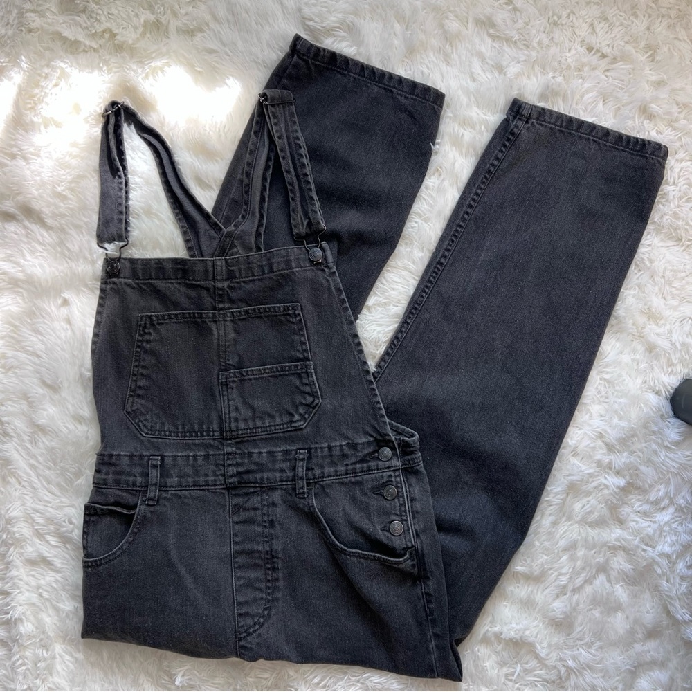 We The Free Black Ziggy Denim Overalls